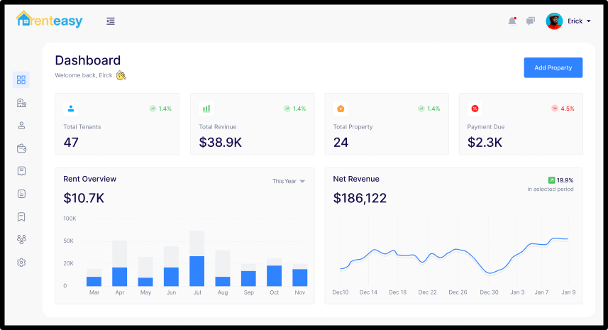 Rent Easy - Affordable Property Management Platform